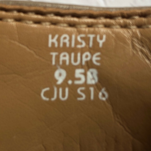 Earth Kristy Taupe Leather Slingback Bootie/Sandal - Picture 9 of 9